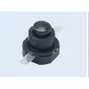 Кнопка круглая для фонарика, 2pin, OFF-ON, 30V 1A, 10x10x11мм, нормально разомкнут, корпус: черный (YT-1010-H) - Кнопки для фонариков - Радиомир Саратов
