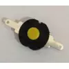 Кнопка прямоугольная для фонарика, 2pin, OFF-ON, AC 220/250V 1.5A, под пайку, 18x12мм, нормально разомкнут, корпус: желтый (LG-20, PBS-02A) - Кнопки для фонариков - Радиомир Саратов