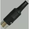 ШТЕКЕР DIN 5 PIN (СШ-5) (7-0251 5p) пластик Gold на кабель - Штекер - Радиомир Саратов