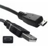КАБЕЛЬ USB-AM / microUSB (штек.5pin) ver.2.0 1,0м Круглый; d=3,2мм; цв: черный; Черный/ белый (Орбита BS-501) - USB-AM x microUSB - Радиомир Саратов