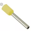 Наконечник втулочный/трубчатый/гильза для кабеля   1mm2 12мм(d-наружн-1,7мм/d-внутр.-1,4мм) желтый DN01012, НШвИ(КВТ) EKF - под кабель    1mm2 (Изолированные) - Радиомир Саратов