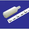 Стойка для п/плат шестигр. наружная резьба (5мм) -внутренняя резьба (5мм) М3x15 пластм.изолир. (под ключ М5) (HTS-315) - Пластмасса - Радиомир Саратов