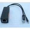 Сплиттер АКТИВНЫЙ с PoE для подачи пит.5V/2A и подключ.к сети Raspberry Pi B/B+/2/3. Входной порт данных и пит.- RJ45 (гн) к коммут. PoE 48V/ 0,5A или к БП с PoE 48V/ 0,5A Выход: кабель с RJ45 (iшт) + кабель microUSB (шт) - Raspberry - Радиомир Саратов