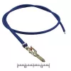 Контакт питания (штекер) на проводе L=30см (MF-M 4,20mm AWG20 0,3m blue) (Синий) (Для разъемов серии MINI-FIT) - низковольтные контакты проводом к MINI-FIT - Радиомир Саратов