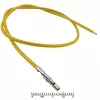 Контакт питания (гнездо) на проводе L=30см (MF-F 4,20mm AWG18 0,3m Yellow) (желтый) (Для разъемов серии MINI-FIT) 5557/5559 - низковольтные контакты проводом к MINI-FIT - Радиомир Саратов