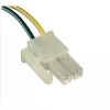 РАЗЪЕМ питания низковольт  2pin шаг 4.2мм (MINI-FIT) с проводами 20 AWG(0.5 кв.мм) (Гнездовая часть часть MF-2x1F wire 0,3m) с фиксац, 300V, ток 7A AC/DC - Разъемы низковольтные на кабель MINI-FIT-Штекер - Радиомир Саратов