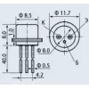 Транзистор МП38А 15V, 20mA, 150 мВт, h21Э=45...100, N-P-N, КТЮ-3-6 - Германиевые - Радиомир Саратов