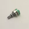 РЕЗИСТОР   B20K  6pin (3+3pin) перем с выключателем (Для радиостанций) WH9015-2 W/S   вал L=15мм, d=6мм, металл, с накаткой, с прорезью ,круг - для Радиостанций - Радиомир Саратов