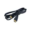 КАБЕЛЬ HDMI шт. - HDMI шт.   1,5м, ver 1.4, цвет: ЧЕРНЫЙ; GOLD; OD6.0mm (без фильтров); HIGH SPEED HDMI CABLE -  1.5M-2.0M - Радиомир Саратов