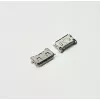 Разъем - гнездо microUSB-B (20pin) на плату поверхностный монтаж (7х11мм) (4 установочных лепестка: 2- DIP ; 2-SMD) - 20pin - Радиомир Саратов