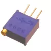 РЕЗИСТОР подстроечный 3296W  200K (220K) 3pin (вертик. монтаж под отвертку шлиц сверху) - 3296W  вертикальн. монтаж(шлиц сверху) - Радиомир Саратов