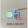 СВЕТОДИОД SMD 3030  1.5W , 3V (3.0x3.0x0.65mm) (большой контакт - (Катод) 62-113TUN2C/S5000-00F  3-3,6V, 3V-300mA/3.6V-350mA , 80-90 Lm 10000K, цвет: холодный белый свет (Для ремонта подсветки ЖК/LED ТВ) - 3V - Радиомир Саратов