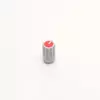 РУЧКА для переменного резистора D9mm Пластик серо-красный - Ручки для переменных резисторов, кнопки для коммутации - Радиомир Саратов