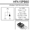 Fast Diode 15A HFA15PB60 (VS-HFA15PB60PBF) TO247-2 -  15-16A - Радиомир Саратов