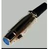 ГНЕЗДО CANON (разьём XLR) 4PIN на кабель с хомутом 70-80mm МЕТ. (гнездо XLR) (ответная часть 1-532) - Гнездо - Радиомир Саратов