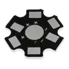 Плата алюминиевая PCB STAR "Звезда" на 1 св/д (радиаторная пластина) 6pin d=20мм, толщина=1,3мм 37644/1 черное покрытие. Для монтажа мощных св/дов "Эмиттер" (площадка для светодиодов) - Платы аллюминиевые (площадки) для светодиодов - Радиомир Саратов