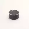 РУЧКА для переменного резистора D26mm (A26) Металл. черная - Ручки для переменных резисторов, кнопки для коммутации - Радиомир Саратов