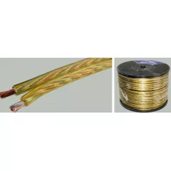 Акустический кабель Медный Прозрачный 2X0,75 Желтый PREMIER -  0.75 мм2 - Радиомир Саратов
