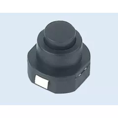 Кнопка круглая для фонарика, 2pin, OFF-ON, 30V 1A, под пайку, 10x10x11мм, нормально разомкнут, корпус: черный (YT-1010-X) - Кнопки для фонариков - Радиомир Саратов