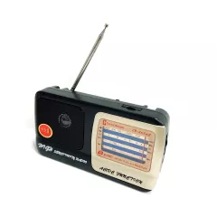 Радиоприемник  аналоговый LUXE BASS LB-408AC с сетевым шнуром; Диапаз.частот: FM: 64-108MHz/TV: 2-5CH/AM: 530-1600KHz/SW1: 3,2-10MHz / SW2: 10-22MHz; Uac=220V; Питание от сетевого кабеля L=1,5м либо бат.R20/1,5V*2шт (бат не в комплекте) - Радиоприемники Аналоговые - Радиомир Саратов