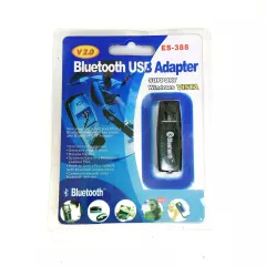BLUETOOTH АДАПТЕР USB 2.0 "ES-388" Скорость обмена данными между устройствами; Поддерж. Windows:XP/ME/98SE/98/VISTA; предназначен для подключения беспроводных периферийных устройств к ноутбуку или ПК - Bluetooth адаптеры - Радиомир Саратов