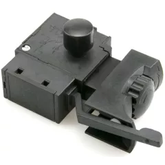 Пусковая кнопка Для электроинструмента, 4pin, AC 220/250V 6.0A, под винт, 55,6x16,8x41мм, толкатель: черный, корпус: черный (FA2-6/1BEK) - Кнопки для Электроинструмента - Радиомир Саратов