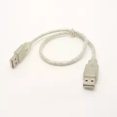КАБЕЛЬ USB >USB AM-AM 0,5м  ver.2.0  (штек.USB A - штек.USB A) Силикон; 100% экран - USB-AM x USB-AM - Радиомир Саратов