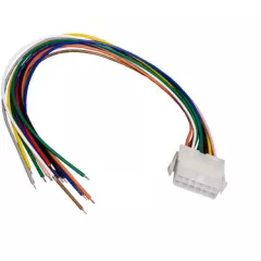 РАЗЪЕМ питания низковольт 12pin шаг 4.2мм (MINI-FIT) (MX5559) с проводами 20AWG (0.5 кв.мм) (гнездоваяая часть MF-2x6M) (ответная штыревая часть MF-2x6F) с фиксац 300V, ток 7A - Разъемы низковольтные на кабель MINI-FIT-Гнездовая часть - Радиомир Саратов