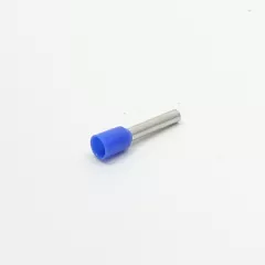 Наконечник втулочный/трубчатый/гильза для кабеля   2.5mm2 12мм (d-наружн-2,6мм/d-внутр.-2,3мм) синий DN02512, НШвИ(КВТ) EKF - под кабель   2.5mm2 (Изолированные) - Радиомир Саратов