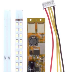 Комплект подсветки LCD и LED ТВ и мониторов 10-27" GYD-620MM-27"-99LED (2 светодиодные линейки и инвертор) - Комплекты Линейка+Драйвер/Инвертор - Радиомир Саратов