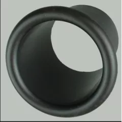 Фазоинвертор Ф92х107мм черный пластик Для усиления акустической отдачи на низких частотах (d(внеш)=92мм/ длина 107мм) - Фазоинверторы - Радиомир Саратов