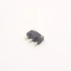 Микропереключатель 3pin (20х6х10мм) с пластиной -20мм (под пайку) 0.5A AC250V /1A DC30V on- (on) (оконечный) (черный) без фикс Концевик - Микропереключатель с пластиной (20х6х10мм) - Радиомир Саратов