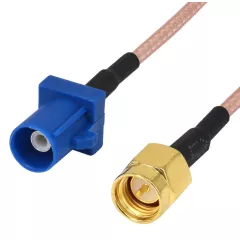 Антенный кабель-переходник для GPS антенны, с Fakra на SMA RG316 (кабель 20см) штекер-штекер - Антенный кабель-переходник для GPS антенны, с Fakra на SMA - Радиомир Саратов