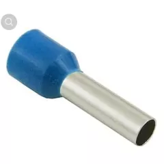 Наконечник втулочный/трубчатый/гильза для кабеля   6mm2 (10AWG) 12мм (d-наружн-3,9мм/d-внутр.-3,5мм) синий/чёрный DN06012 (E6012) НШвИ(КВТ) EKF - под кабель   6mm2 (Изолированные) - Радиомир Саратов