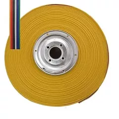 Шлейф RCA-10 цветной шаг 1,25 мм (10 жил ) (бухта-30,5м=100 футов) ЦЕНА за 0,5м (кабель ленточный) (127PW10D) - Цветные шлейфы RCA/RC 10pin - 40pin - Радиомир Саратов