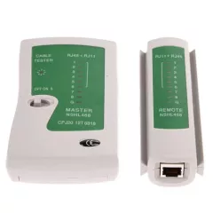 Тестер сетевого кабеля NSHL-468/BS-468 для витой пары (UTP/FTP RJ-45) (CT468) -  6.LAN-тестеры - Радиомир Саратов