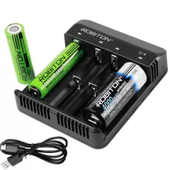 Зарядное устр-во автомат для Li-ION аккумуляторов (1-4) 10440, 14500, 16340 (RCR123A), 17500, 17650, 17670, 18490, 18500, 18650, 20700, 21700, 22650 ; 4.2V, вх: 5V, штекер: Шнур microUSB ; ток заряда: 500mA-1000mA,  LI-4 - ЗУ автоматические для заряда разных видов АКБ - Радиомир Саратов