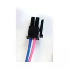 РАЗЪЕМ питания низковольт  2pin MMF-2x1F pitch шаг 3.0мм (Micro-FIT) (штекерный корпус + гнездовые контаты провода 0.3m AWG20=0.5mm2, Корпус 4х7х14,5мм с фиксатором) 43025 - Разъемы низковольтные на кабель Micro-FIT-Штекер - Радиомир Саратов