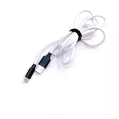 КАБЕЛЬ USB-AM x Type-C (штекер) 1.0М "G-05A-TC"; круглый; материал оплётки:силикон; d=3мм; цвет: белый - 1.0M - Радиомир Саратов