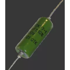 Конденсатор плёночный поликарбонатный К 1,2 mkF 63V (30х10 мм) К77-1В 2% - Конденсаторы плёночные поликарбонатные герметизированные - Радиомир Саратов