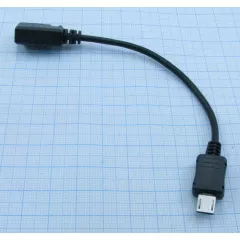 ПЕРЕХОДНИК microUSB (M) на miniUSB (F) 0.1m (переходник DX2 ) (MiniUSB-F to micro USB-M 0.1m) - USB переходники - Радиомир Саратов