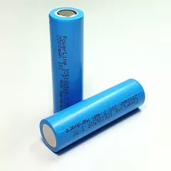 АККУМУЛЯТОР  18650  3,7V  2000mAh  10C(20A) Li-ION  (18х65мм) POWERLINE ICR18650P Hardware ВЫСОКОТОКОВЫЙ ( технология ), реальная емкость: 2296mAh (измерено на LiitoKala Engineer Lii-500) - Высокотоковые, без защиты АКБ 18650 - Радиомир Саратов