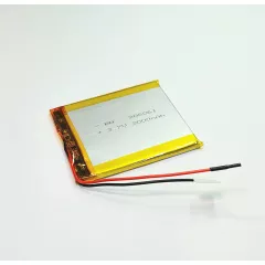 АККУМУЛЯТОР LP 306061-PCM (61х60х3,0мм) 3,7v 3000mAh Li-Pol (с платой защиты- PCM), (элемент) провода под пайку - С платой защиты - Радиомир Саратов