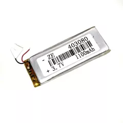 АККУМУЛЯТОР LP 403080-PCM (80х30х4,0мм) 3,7v 1100mAh Li-Pol (с платой защиты- PCM), (элемент) провода под пайку - С платой защиты - Радиомир Саратов