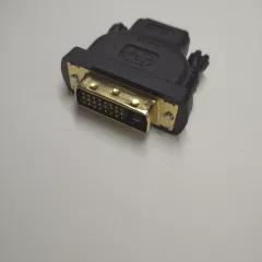 ПЕРЕХОДНИК DVI ШТЕКЕР 24PIN+1 НА HDMI (ГНЕЗДО)GOLD (HDMI F/DVI24+1M) - DVI переходники - Радиомир Саратов