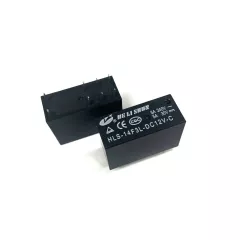 Реле э/м DC12V 5A 8pin, пайка (PCB), Контакты: 2 перекл.группы (2С) (5A/30VDC; 5A/240VAC) 29x12x20мм (HE LI SHUN HLS-14F3L-DC12V-C ) -  5A/12VDC (ток /раб.напряж. реле) - Радиомир Саратов