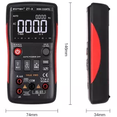 Мультиметр цифровой ZOTEK ZT-X, разряд.:10 000, True RMS, NCV, прозвонка соединений, тест диодов - Мультиметры с автоматическим выбором пределов измерения - Радиомир Саратов