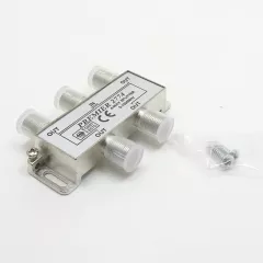 Разветвитель 4-WAY SPLITTER 1 Х 4  5-1000MHz  "BOX"   сплиттер - Без прохода питания 5-900/1000MHz - Радиомир Саратов