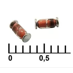 Диод Fast Diode 0.2A DL4148=LL4148 (LS4148/КД521/КД522) SMD 3.5х1,45мм (miniMELF/SOD80/LL34/DL35/DO213AA) (бочонок малый) -   0.15A - Радиомир Саратов