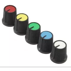 РУЧКА для переменного резистора D15ММ высота 15мм 6мм круг пластик Цвет-оранжевый (Ручка переменного резистора (AG3, оранжевая) - Ручки для переменных резисторов, кнопки для коммутации - Радиомир Саратов